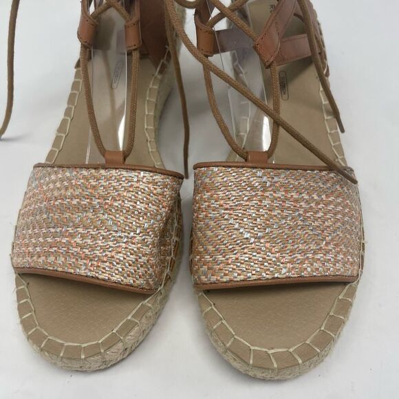 NEW! Women's Rockport Trutech Wedge Jute Leather Sandals sz. 9.5 - Picture 4 of 10